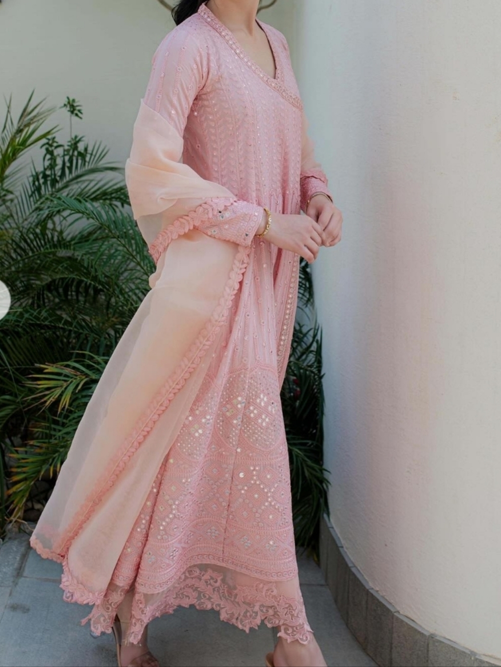 Ayesha Somaya Long Sleeve 3 Piece Dress - Picture 11 of 11